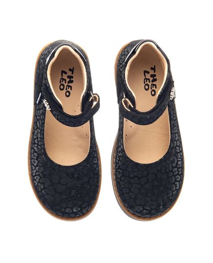 Туфли для девочек Theo Leo черного цвета, Цвет: чорний, Размер: 36, изображение 3