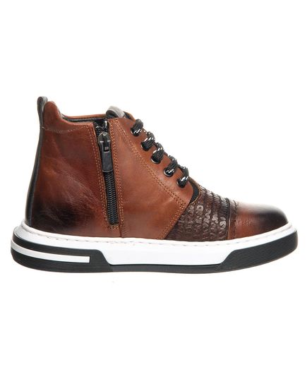 Ботинки Theo Leo коричневого цвета, Цвет: коричневий, Размер: 31, изображение 4