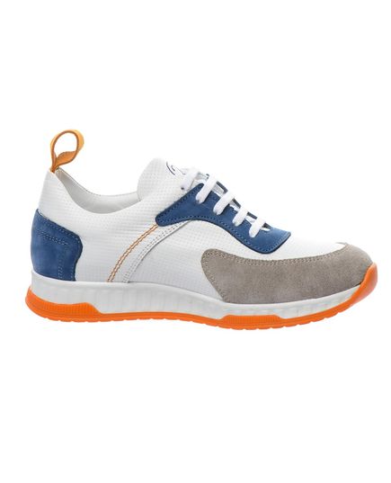 Кросівки дитячі Theo Leo білого кольору, Колір: білий/синій, Розмір: 32, зображення 4