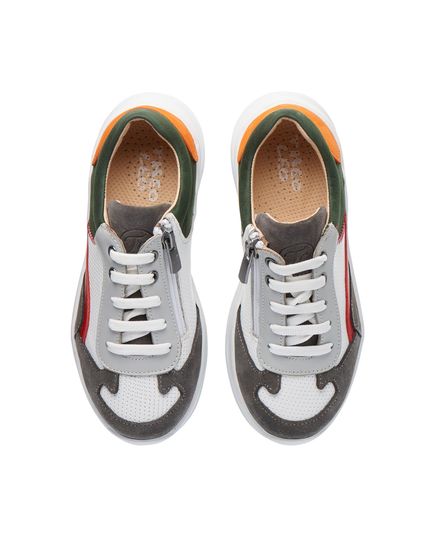 Кроссовки детские Theo Leo мультиколор, Цвет: білий/т.сірий/мікс, Размер: 31, изображение 3