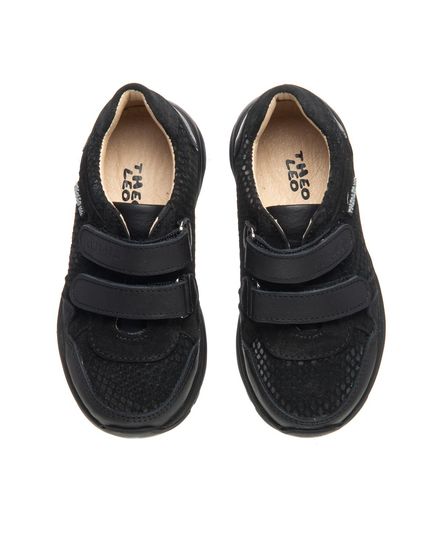 Кросівки для дівчаток Theo Leo чорного кольору, Колір: чорний, Розмір: 23, зображення 3