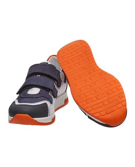 Кросівки Theo Leo мікс кольорів, Колір: т.синій/білий/помаранчевий, Розмір: 20, зображення 2