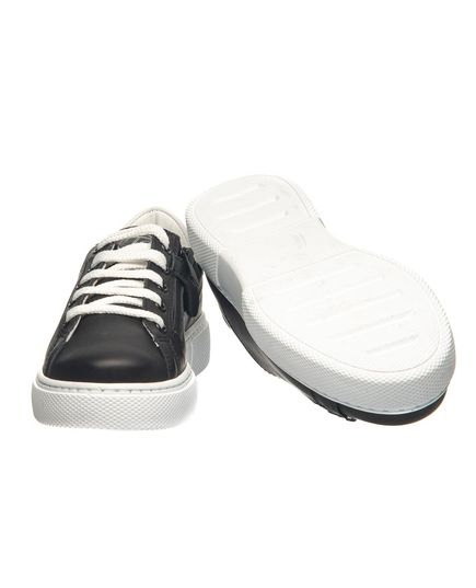 Кеди дитячі Theo Leo чорного і білого кольорів, Колір: чорний, Розмір: 35, зображення 2