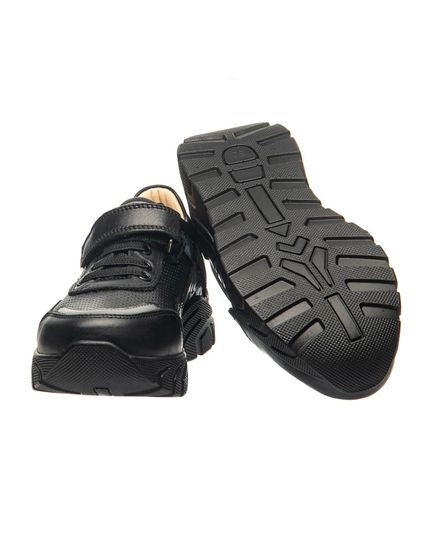 Кросівки для хлопчиків Theo Leo чорного кольору, Колір: чорний, Розмір: 37, зображення 2