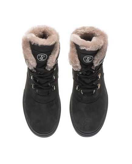 Зимние ботинки для девочек Theo Leo черного цвета, Цвет: чорний, Размер: 36, изображение 4