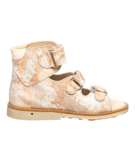 Ортопедические босоножки для девочек Theo Leo бежевого цвета, Цвет: бежевий, Размер: 29, изображение 2