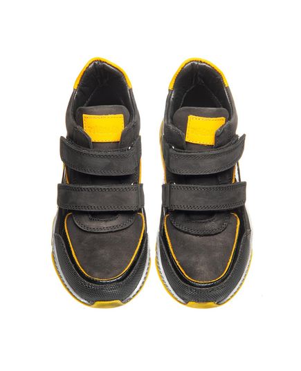 Ботинки для мальчиков Theo Leo черного цвета, Цвет: чорний, Размер: 26, изображение 3