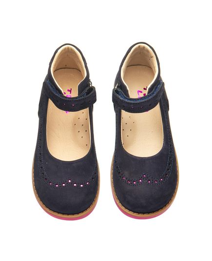 Туфли для девочек Theo Leo синего цвета, Цвет: синій, Размер: 27, изображение 3