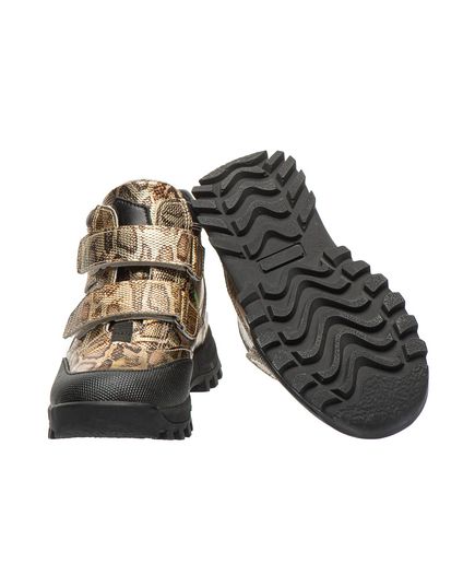 Ботинки для девочек Theo Leo разноцветные, Цвет: чорний/золотий пітон, Размер: 27, изображение 2