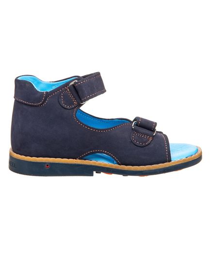 Босоніжки профілактичні  Theo Leo темно-синього кольору, Колір: т.синій, Розмір: 23, зображення 4