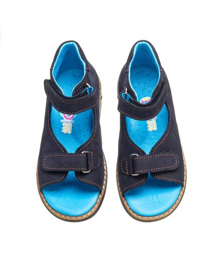 Босоніжки профілактичні  Theo Leo темно-синього кольору, Колір: т.синій, Розмір: 23, зображення 2