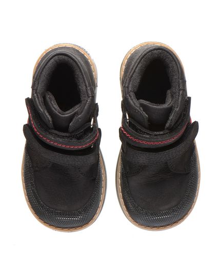 Ортопедичні черевики для хлопчиків Theo Leo чорного кольору, Колір: чорний/червоний, Розмір: 21, зображення 4