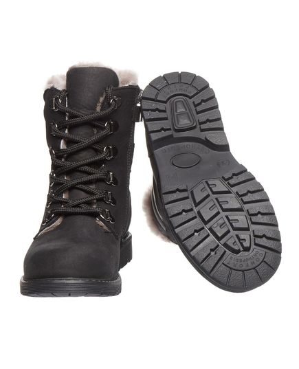 Зимние детские сапоги Theo Leo черного цвета, Цвет: чорний, Размер: 28, изображение 2