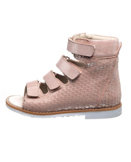 Ортопедичні босоніжки для дівчаток Theo Leo бежевого кольору, Колір: бежевий, Розмір: 32, зображення 5