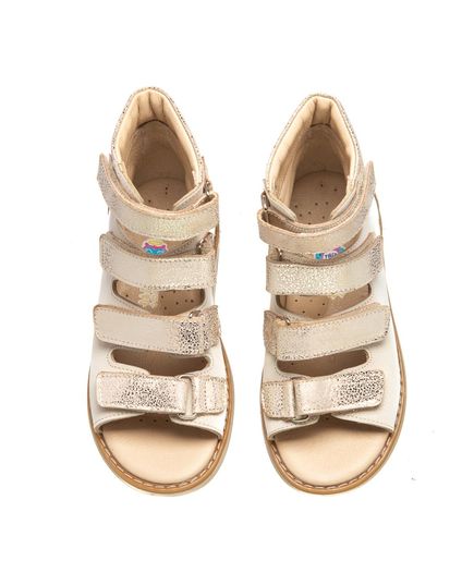 Ортопедические босоножки для девочек 0063, Цвет: молочний, Размер: 30, изображение 4