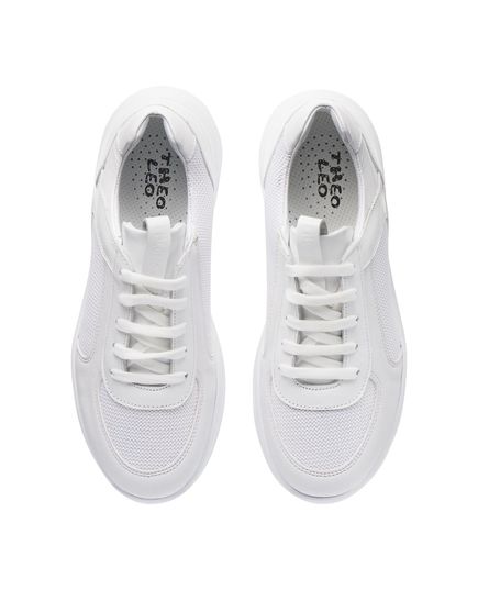 Кросівки для дівчаток Theo Leo білого кольору (LEO-2539 WH), Колір: білий, Розмір: 36, зображення 4