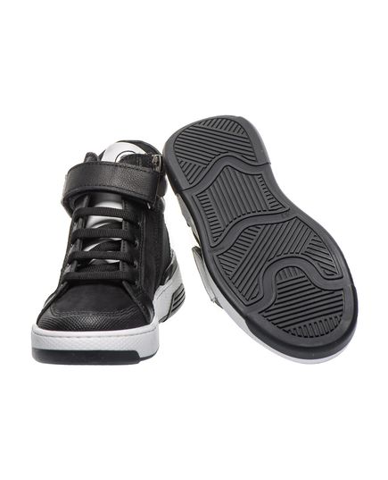 Черевики для хлопчиків Theo Leo чорного та білого кольорів, Колір: чорний/білий, Розмір: 34, зображення 2