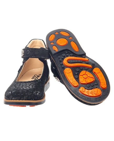 Туфли для девочек Theo Leo черного цвета, Цвет: чорний, Размер: 36, изображение 2