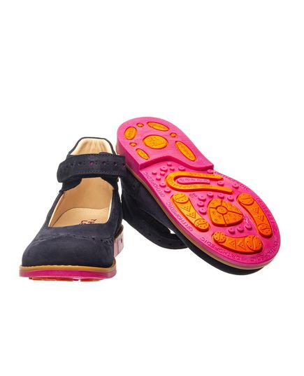 Туфли для девочек Theo Leo синего цвета, Цвет: синій, Размер: 27, изображение 4