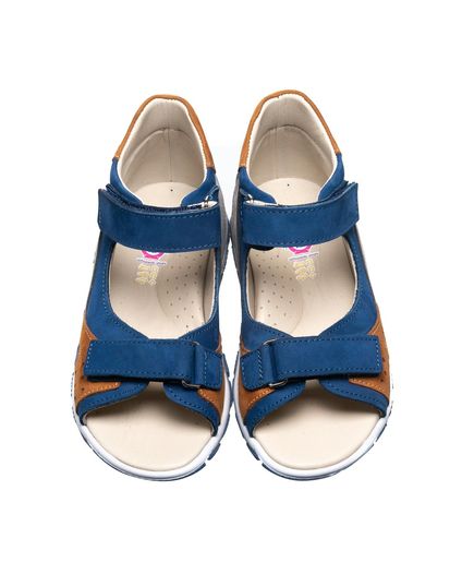 Босоніжки для хлопчиків Theo Leo синього кольору, Колір: т.синій, Розмір: 37, зображення 3