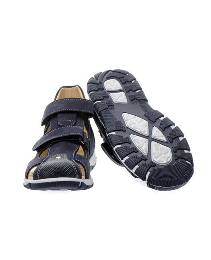 Босоніжки для хлопчиків Theo Leo темно-синього кольору, Колір: т.синій, Розмір: 27, зображення 2