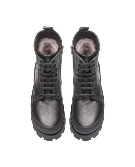 Зимние ботинки для девочек Theo Leo черного цвета, Цвет: чорний, Размер: 36, изображение 4