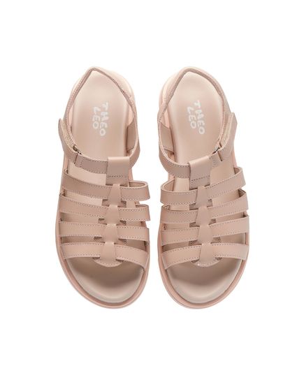 Босоніжки для дівчаток Theo Leo рожевого кольору, Колір: пудра, Розмір: 33, зображення 3