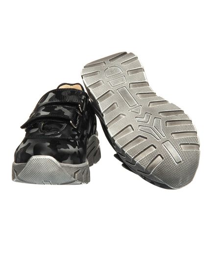 Кросівки дитячі Theo Leo чорного кольору, Колір: чорний/камуфляж, Розмір: 28, зображення 2