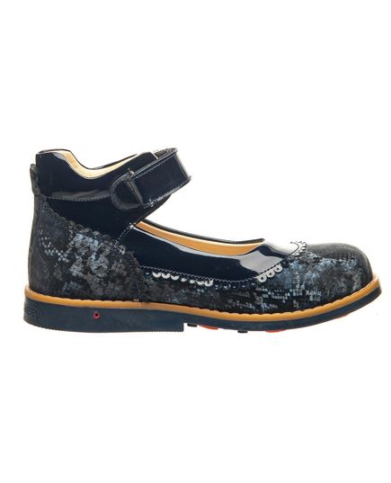 Туфлі для дівчаток Theo Leo синього кольору, Колір: синій, Розмір: 26, зображення 2