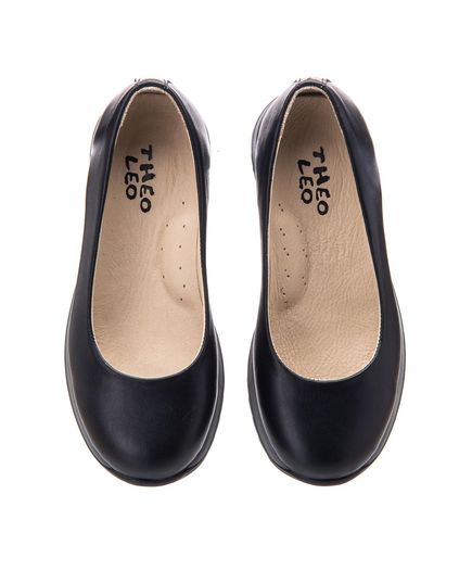 Туфлі для дівчаток Theo Leo чорного кольору, Колір: чорний, Розмір: 33, зображення 4