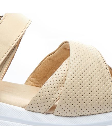 Сандалии для девочек Theo Leo бежевого цвета, Цвет: бежевий, Размер: 38, изображение 5