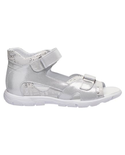 Босоножки для девочек Theo Leo серебряного цвета, Цвет: срібний, Размер: 32, изображение 4