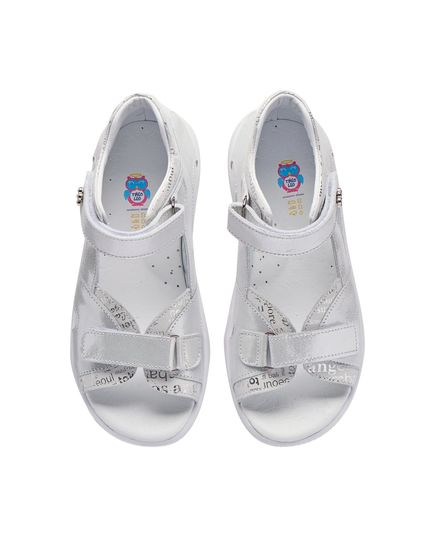 Босоножки для девочек Theo Leo серебряного цвета, Цвет: срібний, Размер: 32, изображение 3