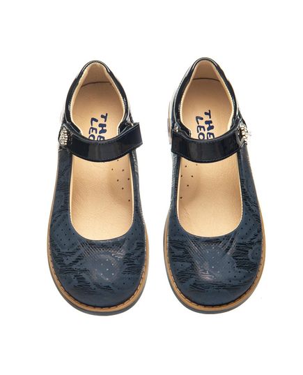 Туфли для девочек Theo Leo синего цвета, Цвет: синій, Размер: 29, изображение 3