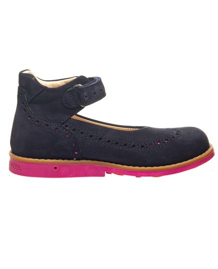 Туфли для девочек Theo Leo синего цвета, Цвет: синій, Размер: 27, изображение 2