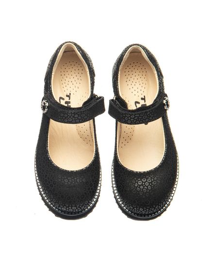 Туфли для девочек Theo Leo черного цвета, Цвет: чорний, Размер: 28, изображение 3