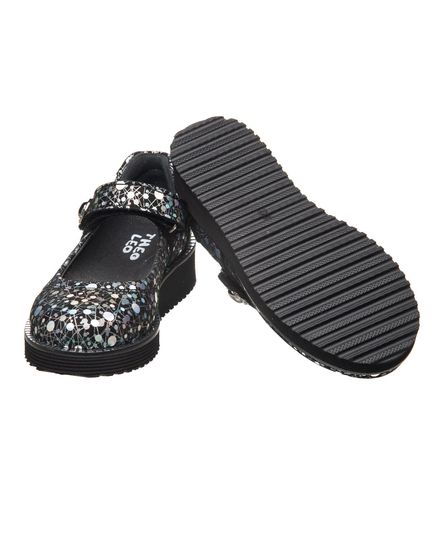 Туфлі для дівчаток Theo Leo чорного кольору, Колір: блискучий, Розмір: 27, зображення 2