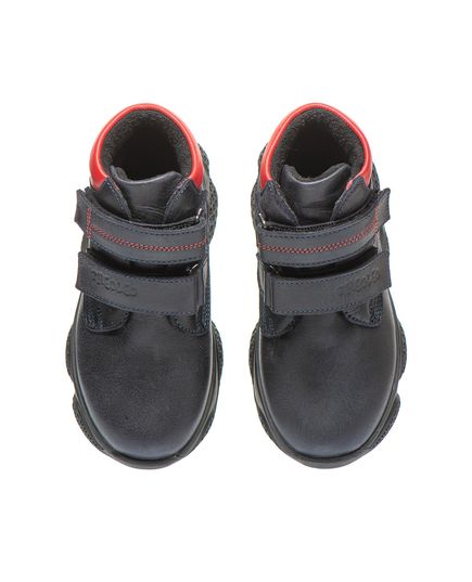 Ботинки для мальчиков Theo Leo темно-синего цвета, Цвет: т.синій/червоний, Размер: 21, изображение 3