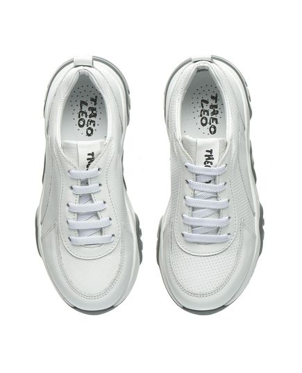 Кросівки дитячі Theo Leo білого кольору, Колір: білий, Розмір: 31, зображення 4