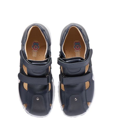 Босоніжки для хлопчиків Theo Leo темно-синього кольору, Колір: т.синій, Розмір: 28, зображення 3