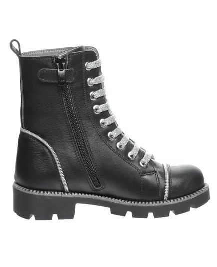 Зимние ботинки для девочек Theo Leo черного цвета, Цвет: чорний, Размер: 30, изображение 4