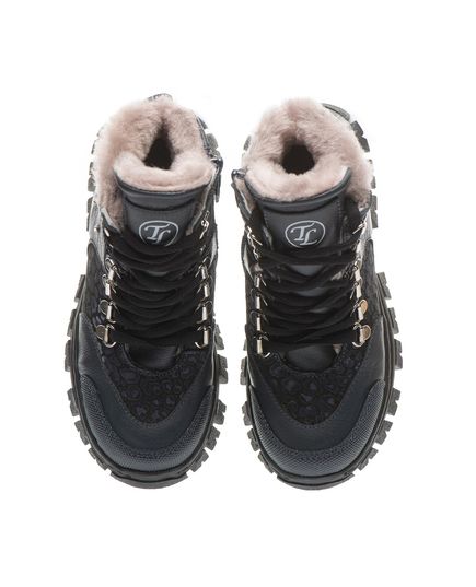 Зимові черевики для дівчаток Theo Leo синього кольору, Колір: т.синій/синій блиск, Розмір: 28, зображення 4