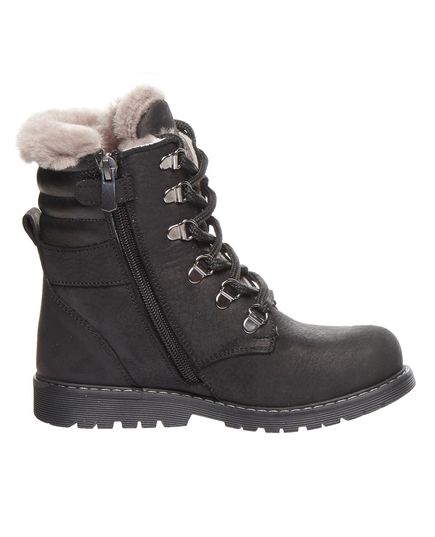 Зимние детские сапоги Theo Leo черного цвета, Цвет: чорний, Размер: 28, изображение 4