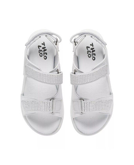 Босоножки для девочек Theo Leo белого цвета (LEO-3179 white), Цвет: білий, Размер: 26, изображение 4