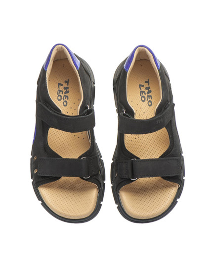 Босоножки для мальчиков Theo Leo черного цвета (LEO-3324 BL), Цвет: чорний, Размер: 31, изображение 2