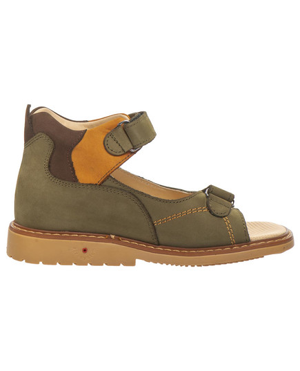 Босоніжки для хлопчиків Theo Leo хакі кольору (LEO-777 KH), Колір: хакі, Розмір: 35, зображення 2