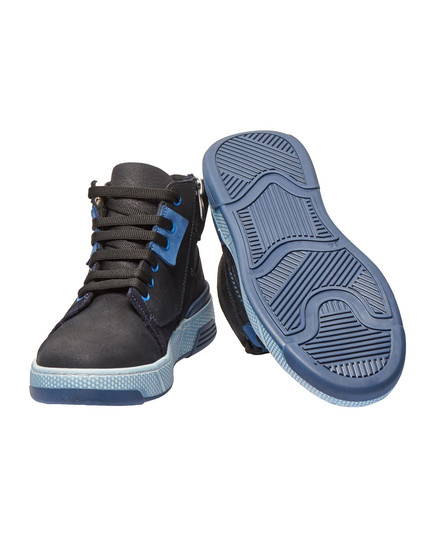 Детские демисезонные ботинки Theo Leo темно-синего цвета (LEO-2995), Цвет: т.синій, Размер: 27, изображение 4