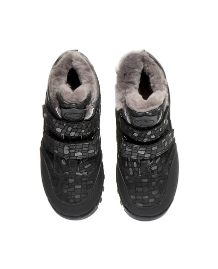 Зимние ботинки для девочек Theo Leo черного цвета (LEO-2308), Цвет: чорний/сріблястий, Размер: 23, изображение 3