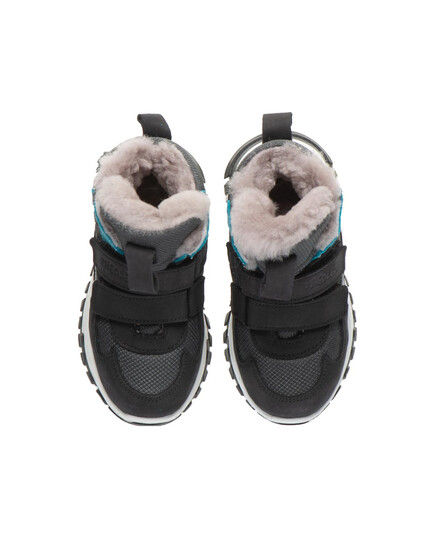 Зимние ботинки для мальчиков Theo Leo серого цвета (LEO-3338KR), Цвет: сірий/блакитний, Размер: 26, изображение 3
