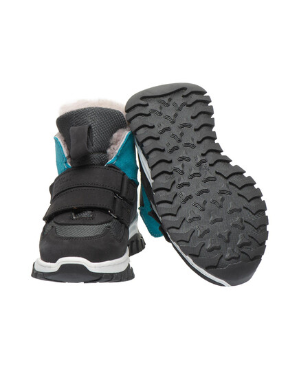 Зимние ботинки для мальчиков Theo Leo серого цвета (LEO-3338KR), Цвет: сірий/блакитний, Размер: 26, изображение 4